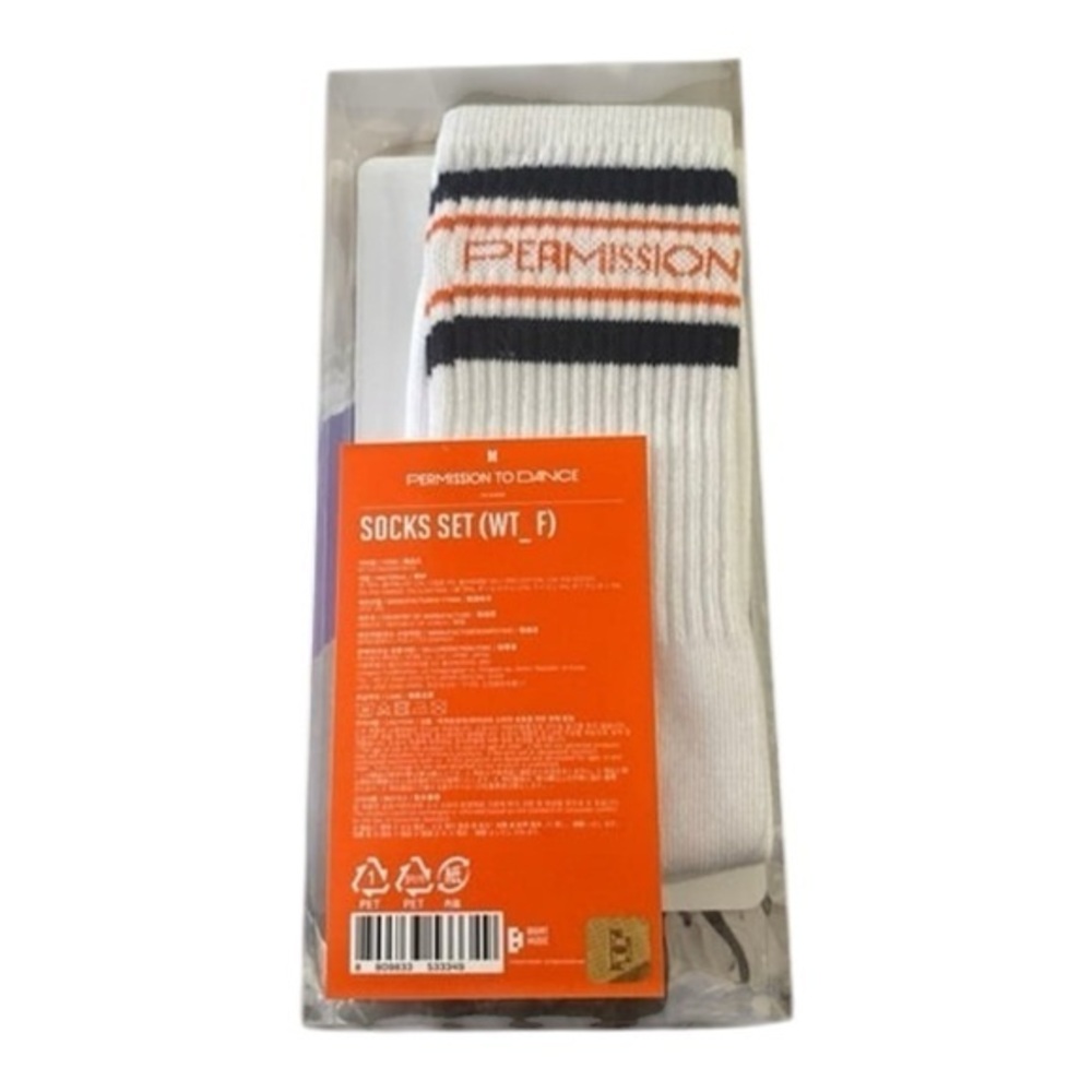 BTS Permission to Dance Sock Set NIB